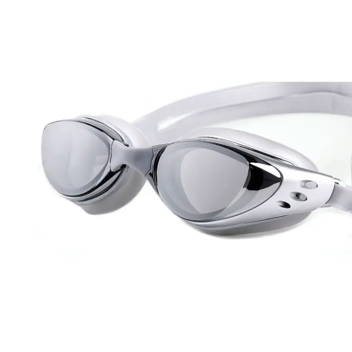 Gafas de Prescripción para Miopía en Vidrio Impermeables Anti Niebla para Niños y Adultos Gafas de Natación con Diverter - 1