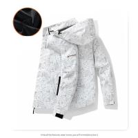 Caumanl-chaqueta deportiva impermeable para hombre, abrigos con capucha, ropa de montañismo, a la moda, talla europea, primavera y otoño, 2024 - details 5