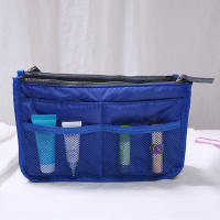 Bolsa De Cosméticos Nylon Para Mujer Organizador De Maquillaje Con Doble Cremallera Bolsa De Almacenamiento De Hidratantes Para Viajes Al Aire Libre - details 1