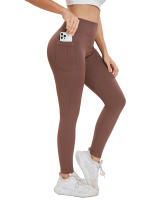 Leggings Deportivos de Hilo Sin Costuras de Alta Cintura Pantalones de Yoga para Mujeres con Bolsillo - details 18