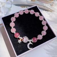 Pulsera de Cristal con Cuentas Sencillas Estilo Coreano con Flores de Pato y Plumas - details 3