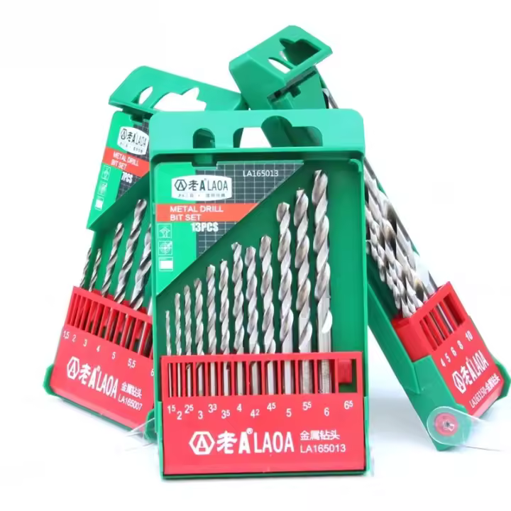 Juego De Perforación Metálica LAOA Con Acero De Alta Velocidad Multi-función Para Taladro Eléctrico 7 Piezas Longitud 100mm - 1