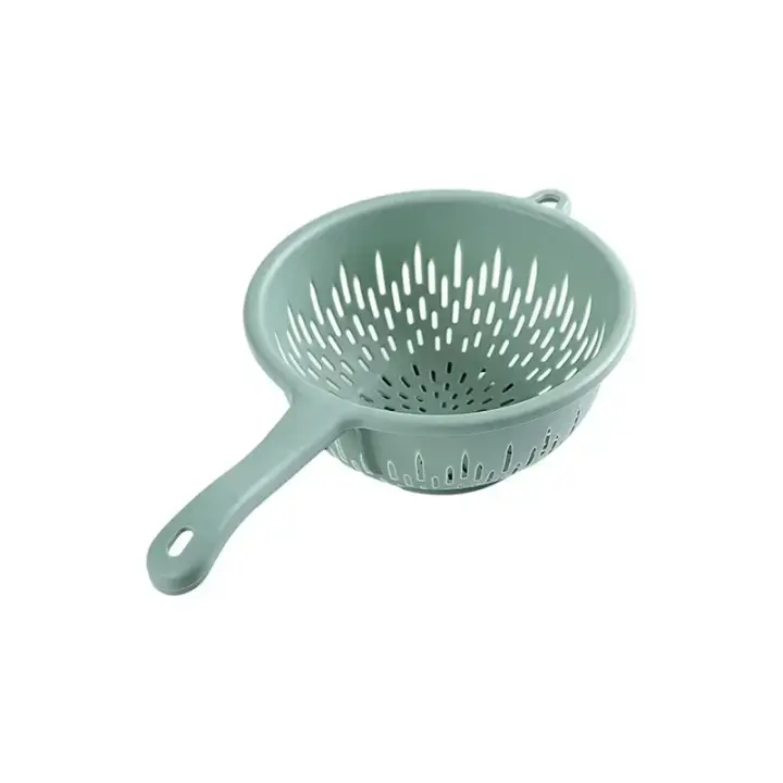 Colador de Agua de Cocina Filtro de Agua de Fregadero, Escurridor de Frutas y Verduras, Cesta de Plástico, Colador de Lavado, Mango de Comida - 1