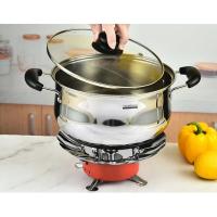 Estufa de Camping Ultraligera de Acero Inoxidable Resistente al Viento, Fácil de Llevar, Adecuada para Exteriores, Equipo de Cocina para Turismo y Senderismo - details 9
