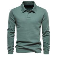 POLO de manga larga con solapa casual tops tendencia versátil - details 2