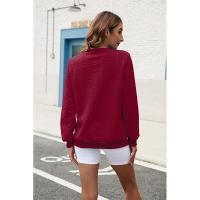 Sudadera con capucha para mujer azul cálido con sudaderas lisa sudadera deporte tendencia 2025 - details 10