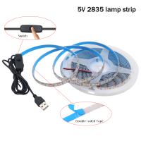 Tira de luces LED con interruptor, cinta de luz impermeable Flexible, 5V, USB, SMD2835, 60Led/m, para iluminación de dormitorio y retroiluminación de TV - details 2