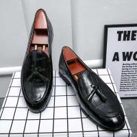 Chaussures Habitillees Hommes borla elegante formal civil boda zapatos de vestir de cuero de moda mocasines de hombre - details 2