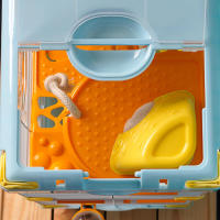 Jaula para hámster SMELL & SMILE con accesorios y rueda de ejercicio - details 1
