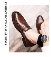 2025 Sepatu Kulit zapatos casuales regulares de oficina de vestir hechos a mano de negocios Oxford de alta calidad para hombres - details 0