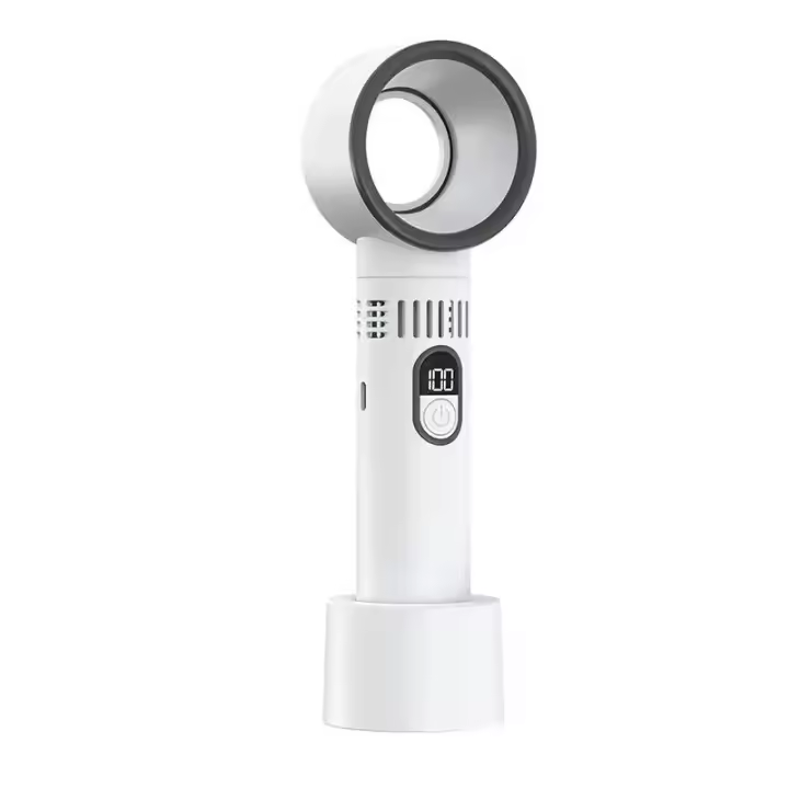 Ventilador sin aspas de 100 niveles, pantalla Digital inteligente, carga USB portátil sin aspas de alta velocidad, alta energía eólica para el hogar, 2025 nuevo - 1