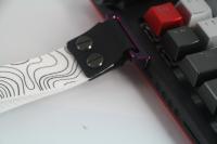 Hebilla de Cinta de Aluminio Personalizable para Teclado Wooting Diseño Brillante Metálico, Duradero, Accesorio de Juego con Estilo DIY - details 12