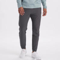 Pantalones informales de seda de hielo para hombre, finos, europeos, sencillos, lisos y elásticos, verano 2025 - details 1