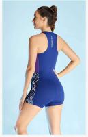 Nuevo traje de baño para mujer, traje de baño de una pieza anti UV, traje de buceo, protector contra sarpullidos, sin mangas, con cremallera, traje de baño para Surf, neopreno - details 11