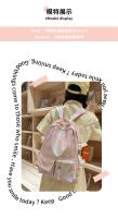 Mochila coreana de gran capacidad para estudiantes de secundaria y universidad, nueva mochila láser versátil de estilo japonés - details 4