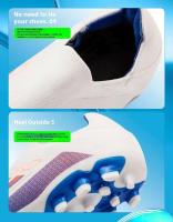 Zapatos de fútbol cómodos de alta calidad para hombres con suelas perforadoras de armadura, zapatos de fútbol para adolescentes y estudiantes. - details 5