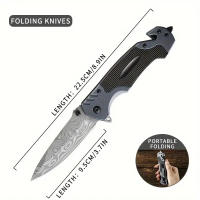 Cuchillo Plegable Con Clip Para Bolsillo Para Camping Y Pesca Actividades Interiores Y Exteriores Regalo Para Hombres TB9195 - details 8