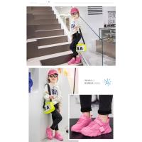 Zapatos deportivos de marca para niños, zapatillas transpirables de malla para niñas, zapatillas informales rosas para estudiantes, zapatillas antideslizantes para correr para niños - details 11