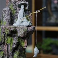 Estatuilla de piedras de arena de ajedrez en miniatura, adorno de Acuario, jardín de hadas, bonsái, Rockery, paisaje nórdico, decoración de habitación - details 5