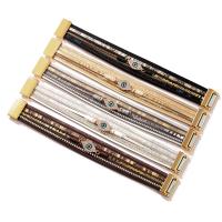 Pulseras Mujer Boho Chic con Ojo Protector, Cuero Genuino y Circonitas, Joyería y Bisuteria para Mujer, Regalo Verano 2025 - details 3