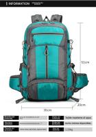Bolsa de senderismo al aire libre Mochila de senderismo de gran capacidad Mochila de almacenamiento impermeable Viaje - details 2