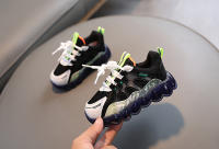 Zapatillas de malla con luces LED para niños y niñas, zapatos deportivos con Velcro, zapatillas luminosas para correr - details 3