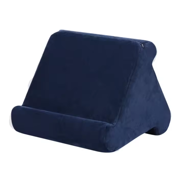 Cojín de descanso para tableta suave multiángulo, desmontable con bolsillo de malla, almohada de esponja, soporte para tableta, suave y multifuncional - 1