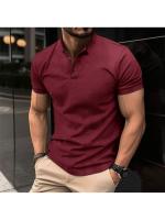 Camiseta deportiva polo con cuello de botones para hombre, verano 2023 - details 3