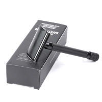Afeitadora Plegable Clásica de Seguridad para Hombres en Acero Inoxidable con Cuchillas para Barbero Afeitadora de Barba y Flequillo - details 0