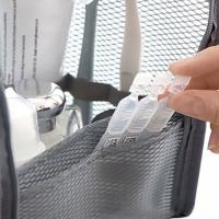 Bolsas de aseo plegables, bolsa de almacenamiento para cepillos de dientes de viaje, bolsa de maquillaje, organizador de lavado, bolsa para brochas de maquillaje, bolsa de cosméticos de malla, 1 ud. - details 4
