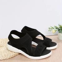 Women Knitted Sports Sandals Comfortable Open Toe Slip On Slingback Shoes Outdoor Non Slip Sandals - details 5
