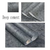 Papel de Contacto Industrial gris cemento tienda de ropa decoración para sala de estar vinilo Seldhesive papel tapiz impermeable pegatinas de pared - details 2