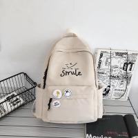 Mochilas de escuela secundaria para niñas adolescentes, color sólido, moda simple, mochila escolar ligera para estudiantes, bolsa universitaria - details 7