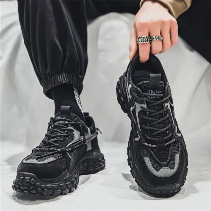 Zapatillas Deportivas y Casuales para Hombres en Otoño-Invierno Resistentes al Desgaste, Duraderas, Suela Gruesa, Seguridad Laboral, Versátiles para el Trabajo - 1