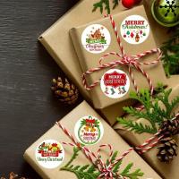 Pegatinas DIY 500 Uds etiquetas de sello para fiesta de Navidad, paquetes para hornear, decoración de papelería - details 6