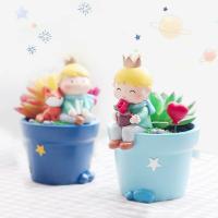 Maceta de resina para plantas suculentas, adorno de jardín de hadas, figuritas decorativas, Decoración de mesa para el hogar - details 4