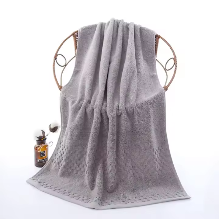 Toalla de baño de algodón grueso para hombres y mujeres adultos, toalla universal suave y absorbente para hotel y salón de belleza - 1