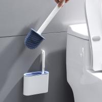 Cepillo De Inodoro Con Pared Montado Herramienta De Limpieza Para El Hogar Sin Esquinas Muertas Conjunto De Limpieza De Inodoro - details 1