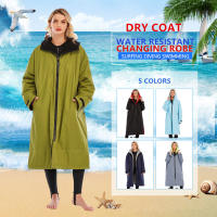 Bata cambiadora de Surf impermeable Unisex, Abrigo con capucha para playa, piscina, Anorak - details 2