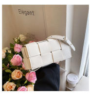 Bolso Cruzado de Moda para Mujer 2025 Bolso Pequeño de Tejido Rosa Bolso de Pecho Tejido de Niche - details 25