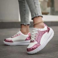 Nuevos zapatos de mujer brillantes, superventas, en tallas 41, 42, 43, zapatos planos de fiesta con perlas deportivas de oro rosa a la moda, calidad - details 4