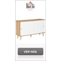 Mueble Auxiliar de Cocina Estante de 2 Cajones, 3 Puertas, Ajustable para Comedor Sala de Estar - details 11