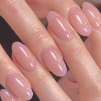 24pcs Uñas Postizas De Acrílico Almendra Y Púrpura Con Diseño De Flor Blanca Falsas Uñas De Cubierta Completa Resistente Al Agua Removible Para Mujeres Y Niñas - details 2