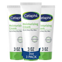 Cetaphil Face & Body Moisturizer, crema hidratante para pieles secas a muy secas y sensibles, NUEVO paquete de 3 oz de 3, - details 1