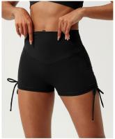 Pantalones Cortos de Yoga con V-Shape Hip Lifting Secado Rápido Diseño de Cordón - details 9