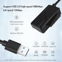 Cable adaptador convertidor USB 2,0 a Mini Sata II 7 + 6 De 13 pines para ordenador portátil, CD/DVD ROM, unidad Slimline - details 4