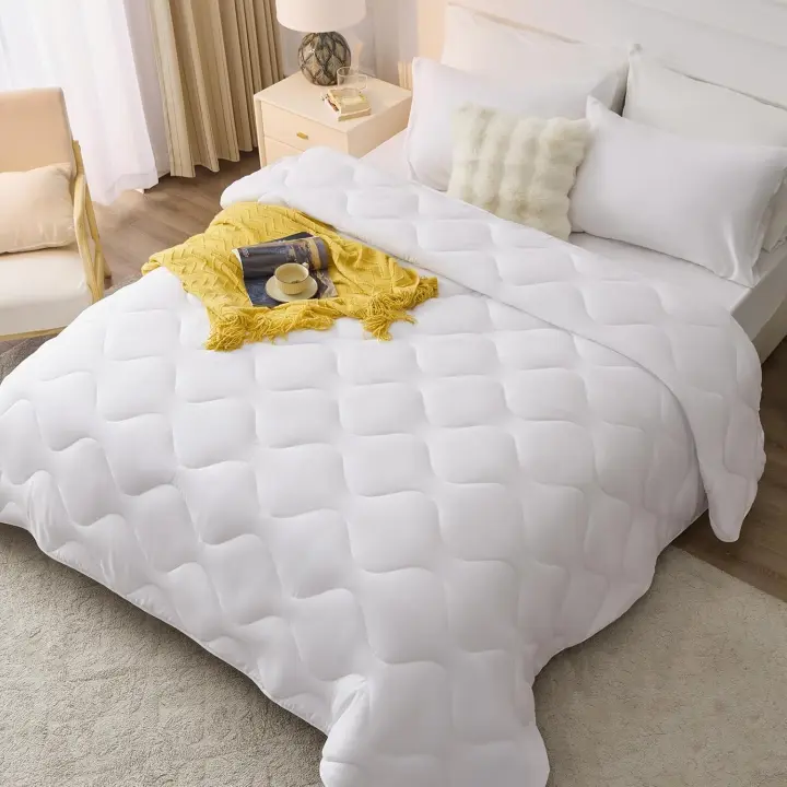 Relleno Nórdico 220x240 cm para Cama 135/150 / 160, Edredón de Fibra 300gr/m², Ligero, Suave, Transpirable (240x220 cm) - 1