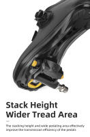 Pedales de Bicicleta ROCKBROS SPD-SL de Aleación de Aluminio Ultraligero con Cierre Automático para Bicicleta de Carretera Material de Pedal Resistente al Clima Fabricado en China - details 8