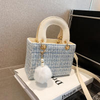 Bolso Cruzado de Moda para Mujer de Alta Gama Primavera-Verano 2025 Bolso de Lana Tendency para Organizadores de Maquillaje y Belleza - details 0