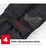 SUOMY-Guantes Térmicos impermeables para hombre y mujer, manoplas de invierno para Motocross, resistentes al viento, WP-06, 100% - details 15
